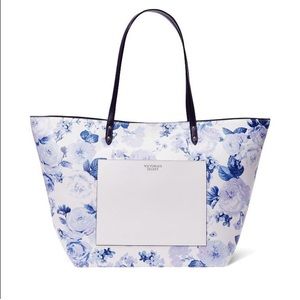victorias secret carryall floral tote